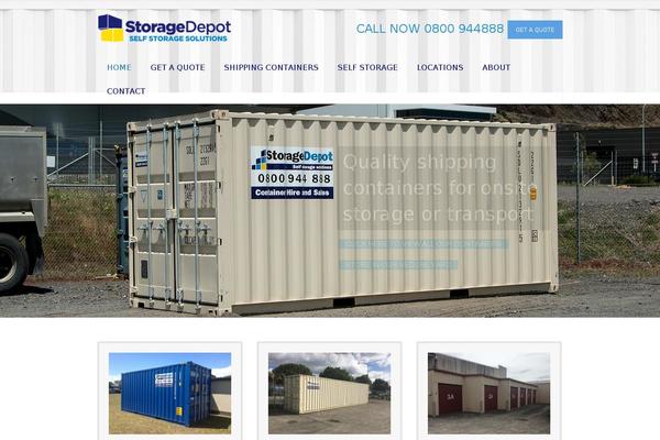storagedepot.co.nz site used Storagedepot