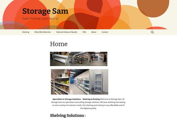 Twenty Thirteen theme site design template sample