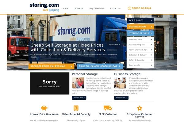 storing.com site used Storing