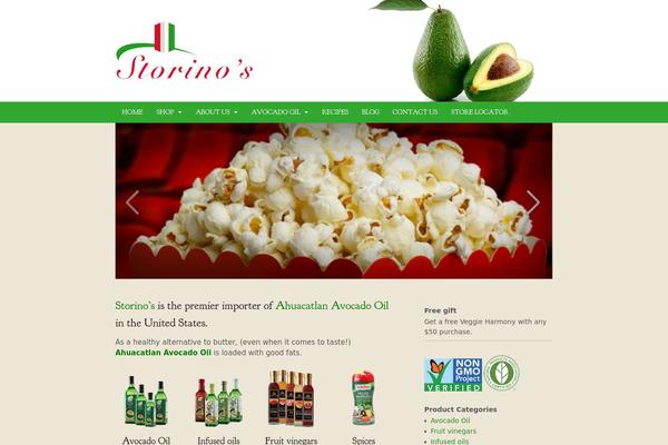 storinos.com site used Foodhunt-pro