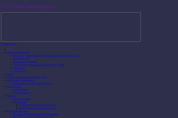 WordPress website example screenshot