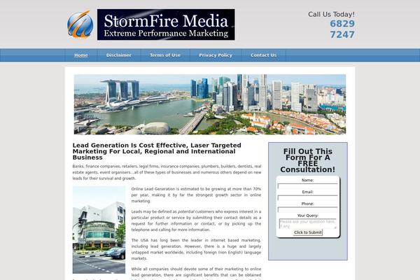 stormfiremedia.com site used Leadgenthemev3