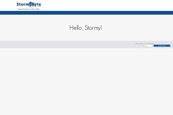 stormybyte.com site used Byte