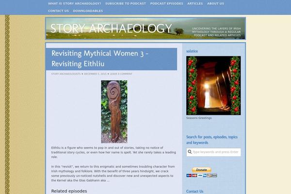 storyarchaeology.com site used FlatMagazinews