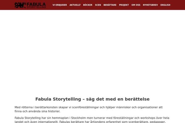 storytelling.se site used Fabula