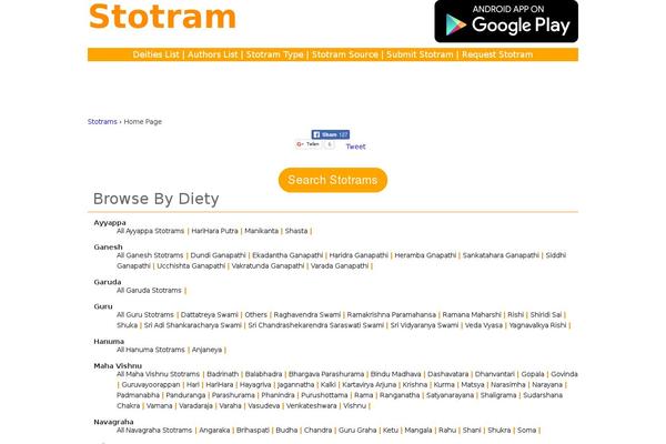 stotram.co.in site used Stotramcoin
