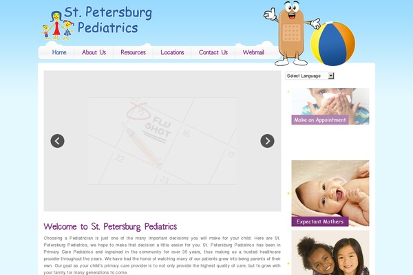WordPress website example screenshot