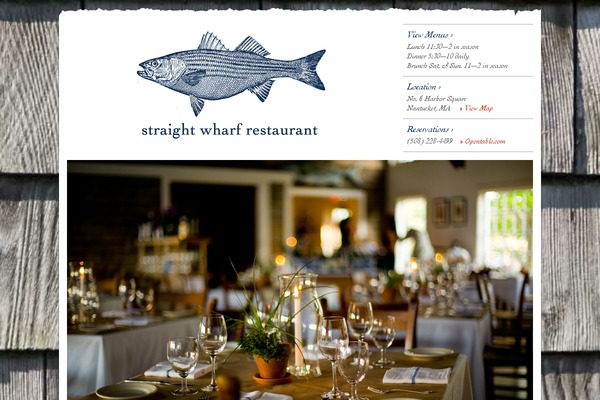 straightwharfrestaurant.com site used Swrtheme