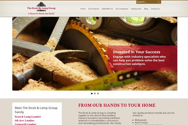 Constructo theme site design template sample