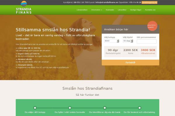 strandiafinans.se site used Kundfinans-kontokredit