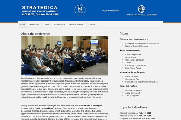 strategica-conference.ro site used Corporate-event