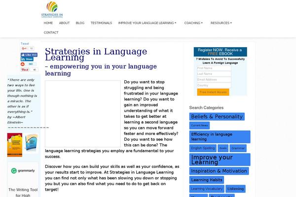 strategiesinlanguagelearning.com site used Thrive