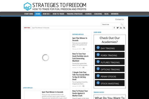 strategiestofreedom.com site used Max Mag