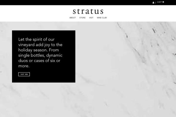 stratuswines.com site used Stratus2016
