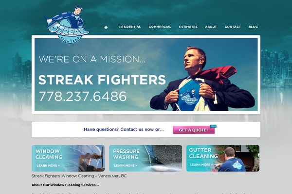 Ignite theme site design template sample