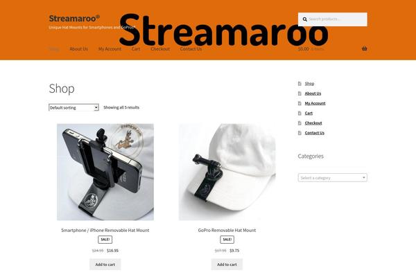 WordPress website example screenshot