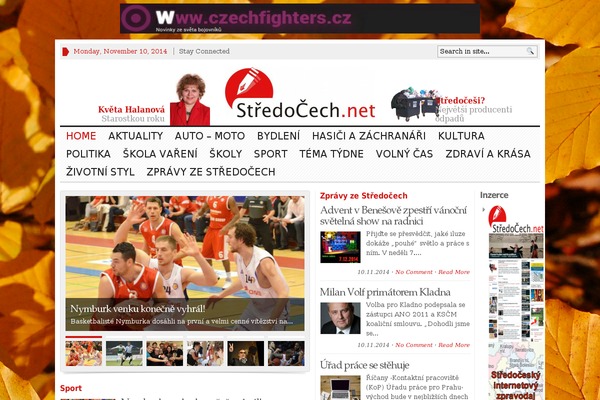 stredocech.net site used Advanced Newspaper