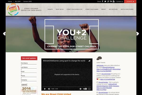 streetchildwc theme websites examples