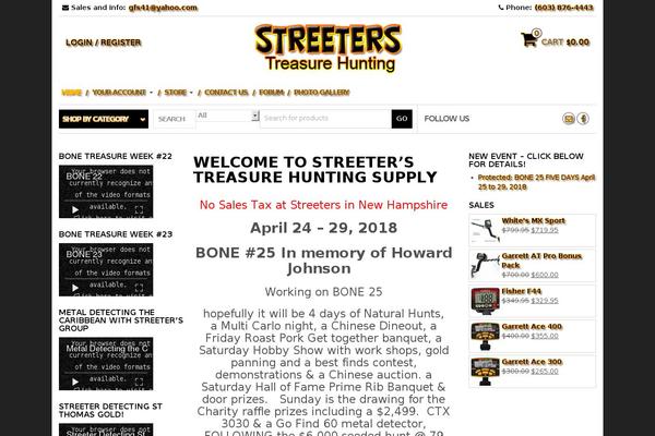 streeter.org site used Maxstore-child