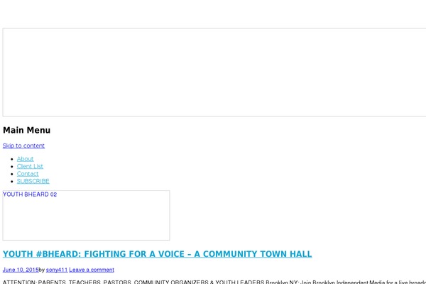 WordPress website example screenshot