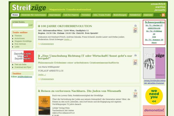 streifzuege.org site used Streifzuegeonline2