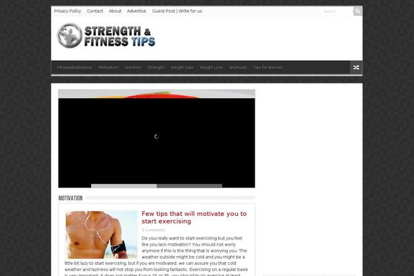 strengthandfitnesstips.com site used Sahifa-1