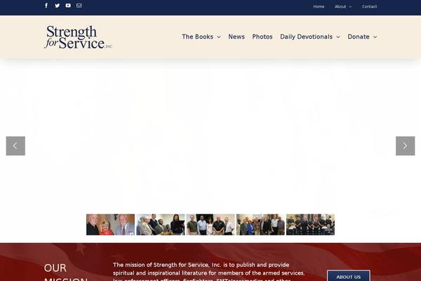 strengthforservice.org site used Generatepresschildtheme