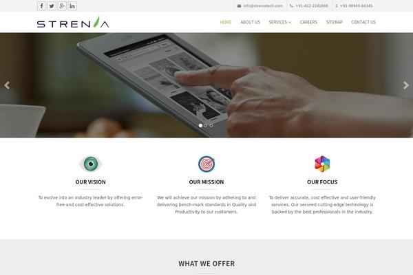 Assan theme site design template sample