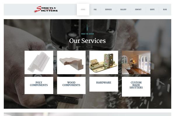 Chrimson theme site design template sample