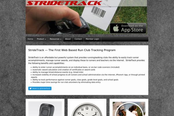WordPress website example screenshot