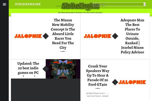 strikeengine.com site used Newsphere-child