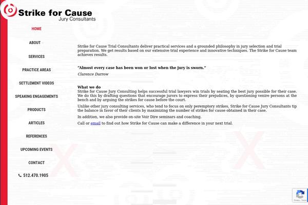 WordPress website example screenshot