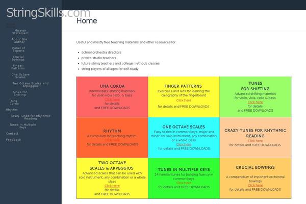 WordPress website example screenshot