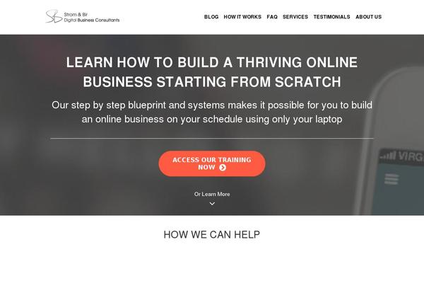 WordPress website example screenshot
