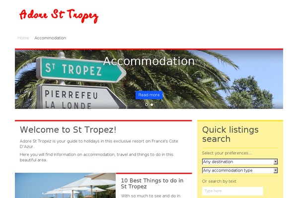 sttropezvillas.co.uk site used Adore-travel