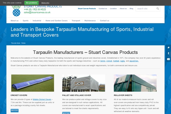 WordPress website example screenshot