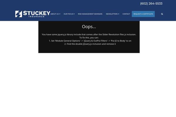 stuckeyinsurance.com site used Oswald-child