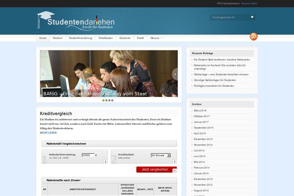 studenten theme websites examples