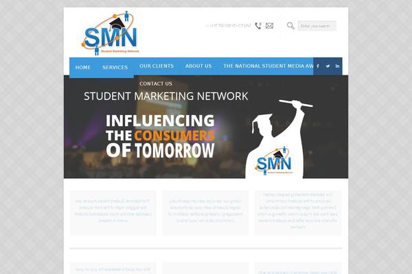studentmarketingnetwork.ie site used Smn