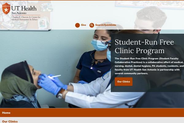 studentrunclinics.org site used Wp-shield