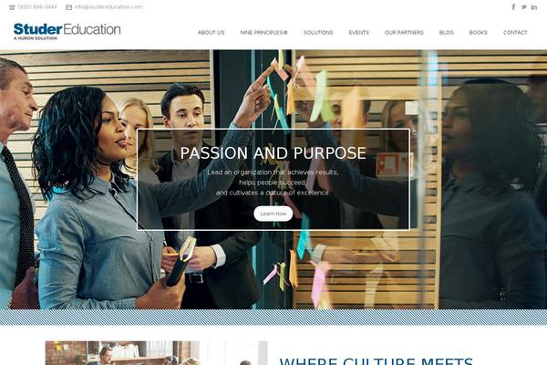 studer WordPress theme, websites list used studer theme studer theme websites examples