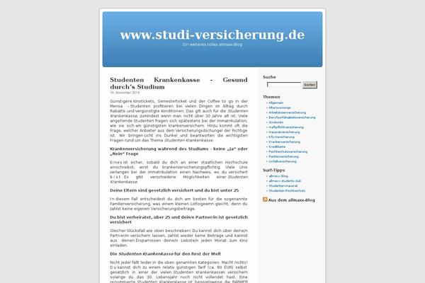 studi-versicherung.de site used Studi-versicherung-v1