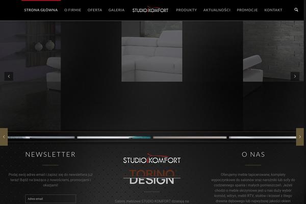 Studio theme site design template sample