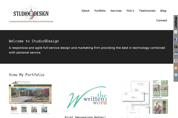 studio-nine-design.com site used Market-theme
