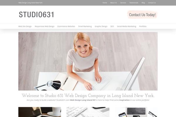 WordPress website example screenshot