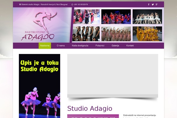 WordPress website example screenshot