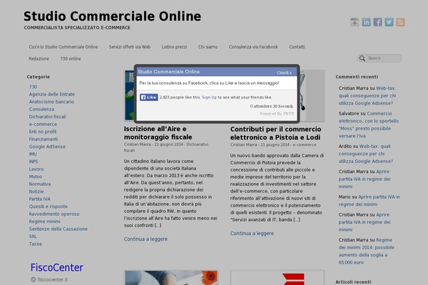 WordPress website example screenshot