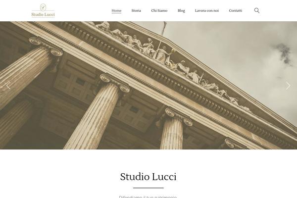 studiolucci.it site used Anwalt