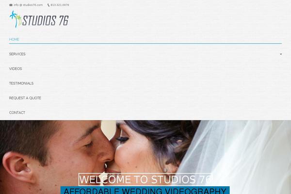 The7 theme site design template sample