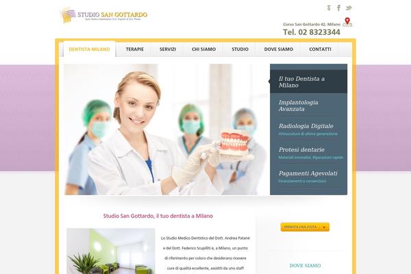 Medica Parent theme site design template sample